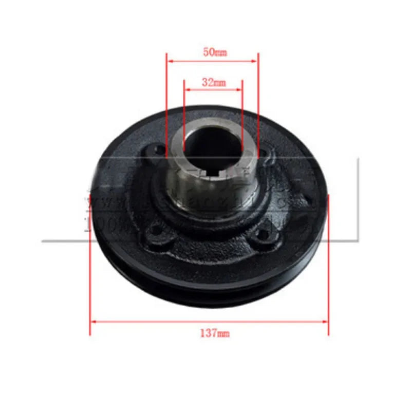 Forklift Parts Crankshaft Pulley 9-12373-605-2 For Isuzu C240 Engine 1pc-Replacement Aftermarket Parts