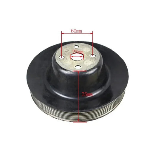 Forklift Parts Fan Belt Pulley 6732-61-3740 For Komatsu 6D102-BeeSpareParts