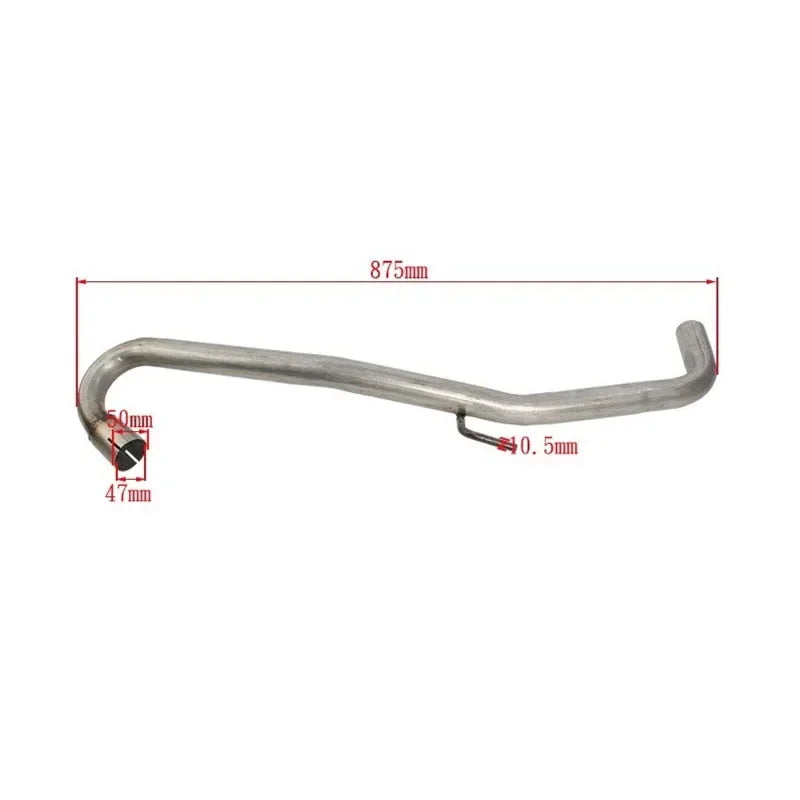 Forklift Parts Pipe Tail 17509-31090-71 Fits Toyota FDZN30/1DZ/4Y Engine-BeeSpareParts