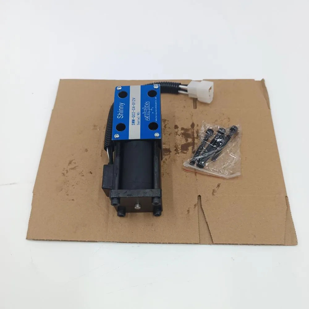 Forklift solenoid valve SWM-G02-C4-D12V for Heli Hangcha EP Liugong 3 plug pin-Replacement Aftermarket Parts