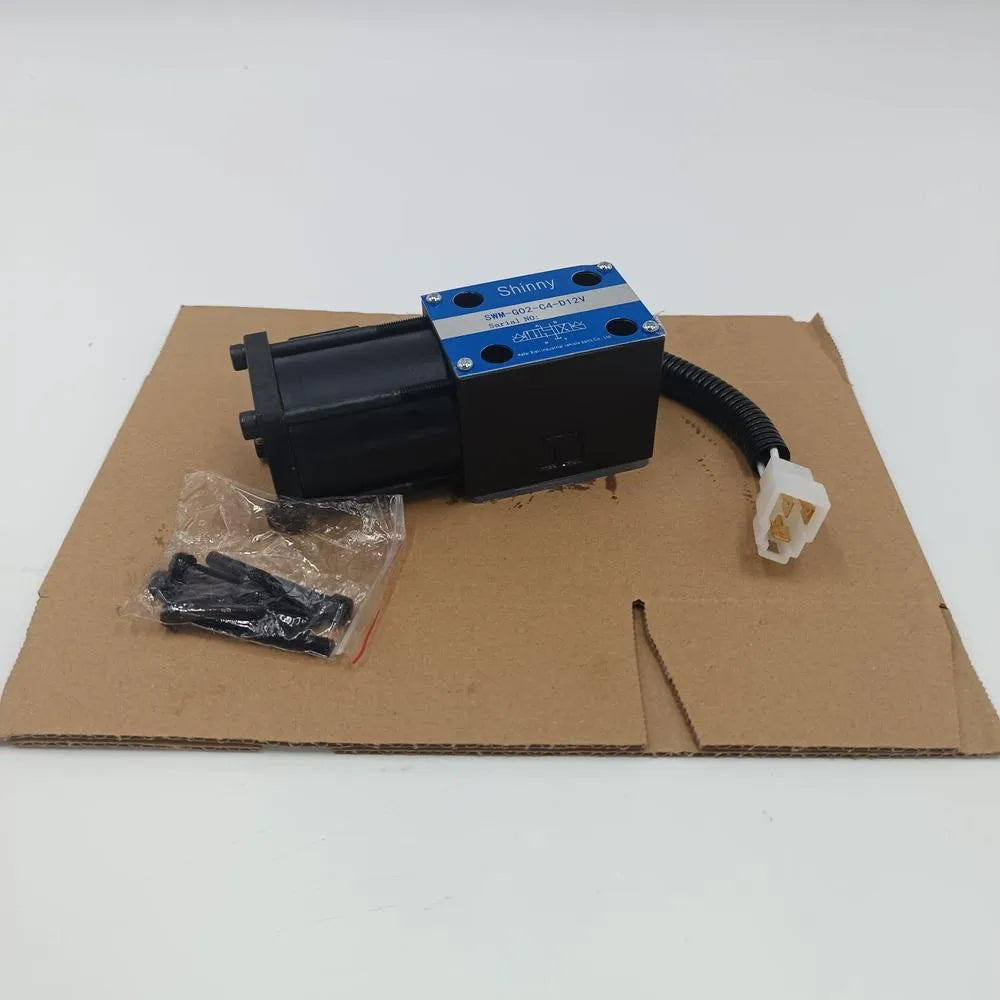 Forklift solenoid valve SWM-G02-C4-D12V for Heli Hangcha EP Liugong 3 plug pin-Replacement Aftermarket Parts