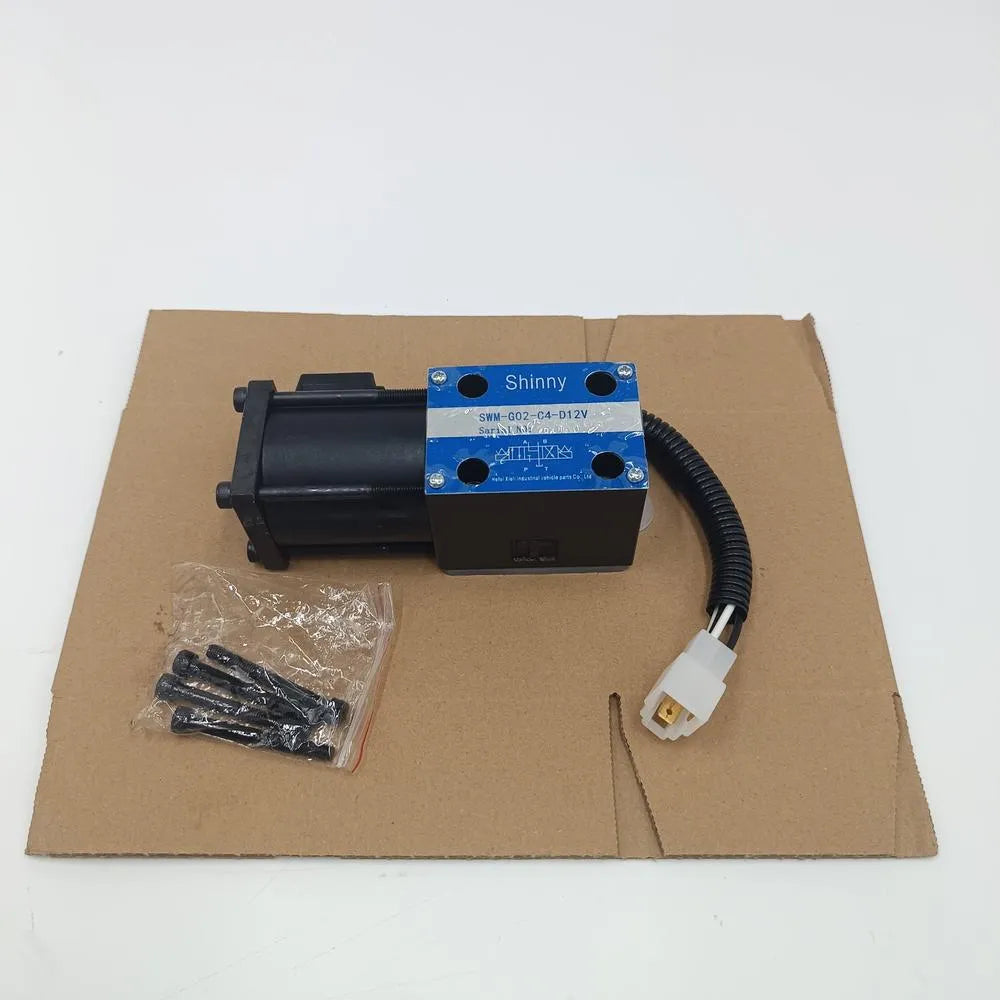 Forklift solenoid valve SWM-G02-C4-D12V for Heli Hangcha EP Liugong 3 plug pin-Replacement Aftermarket Parts
