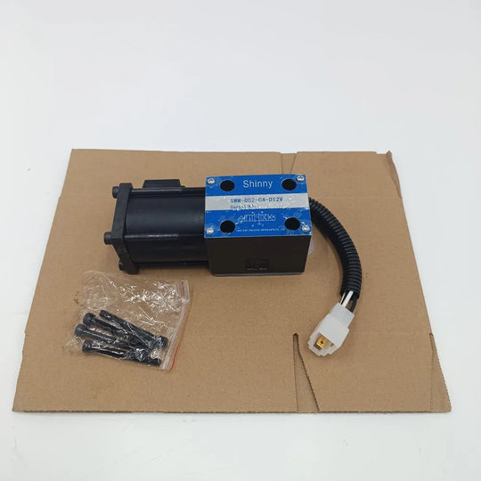 Forklift solenoid valve SWM-G02-C4-D12V for Heli Hangcha EP Liugong 3 plug pin-Replacement Aftermarket Parts