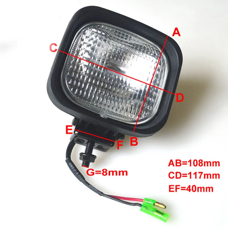 Forklift Spare Parts Head Lamp 216G2-40601 for model FD20-Replacement Aftermarket Parts