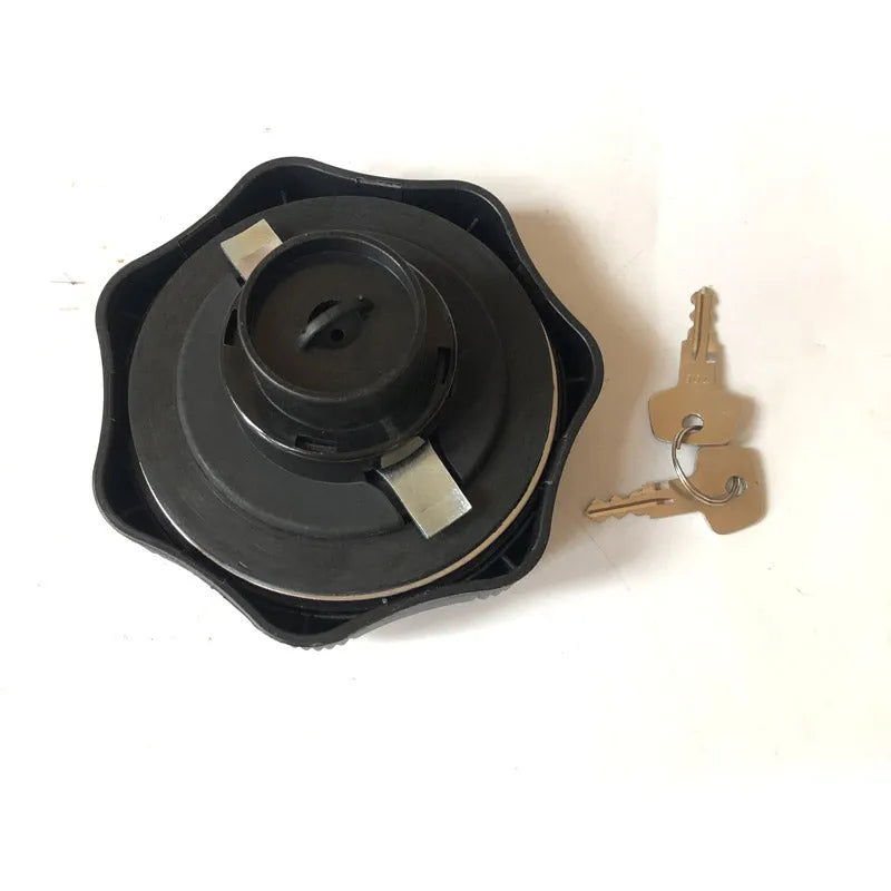 Fuel Cap 7041664 with 2 Pcs 706 keys for Heavy Equipment For Liebherr Bomag-Replacement Aftermarket Parts