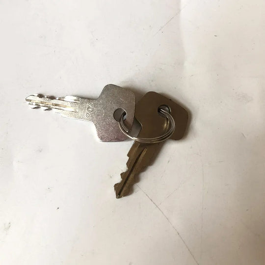 Fuel Cap 7041664 with 2 Pcs 706 keys for Heavy Equipment For Liebherr Bomag-Replacement Aftermarket Parts