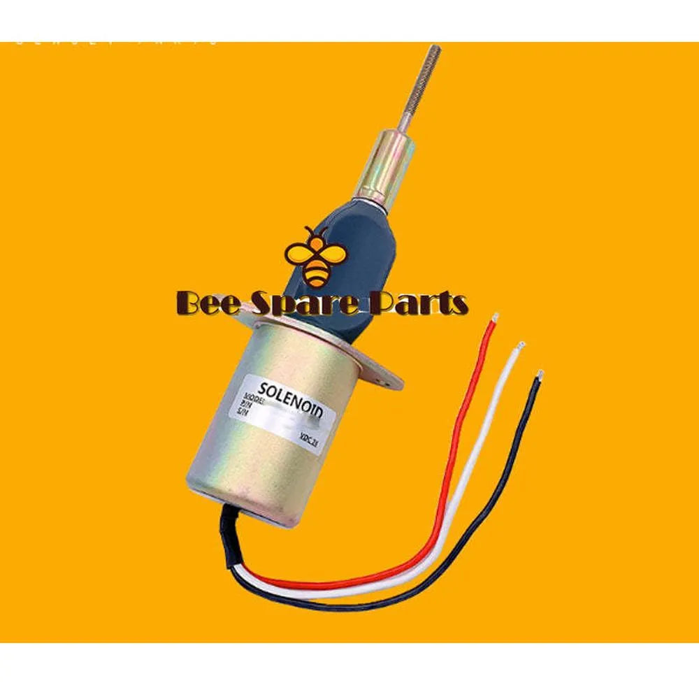 Fuel fuel Shutoff Solenoid 923-018 923-030 for Perkins FG Wilson Genset-BeeSpareParts