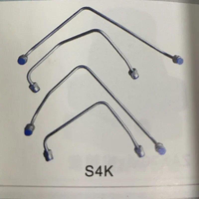 Fuel Injector Pipe Set for Mitsubishi S4K Engine-Replacement Aftermarket Parts