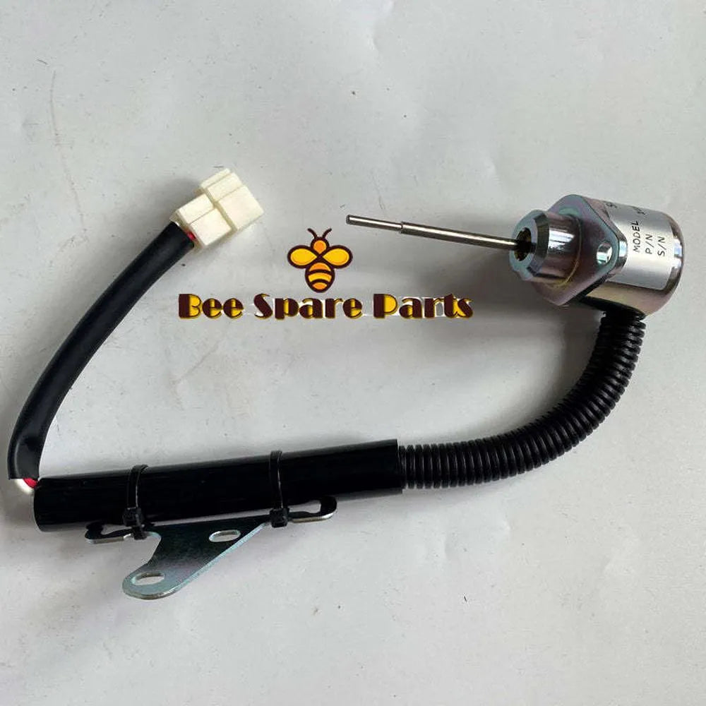 Fuel Shut Off Stop Solenoid 1E152-60011 1E15260011 for Kubota V2203 Engine-Replacement Aftermarket Parts