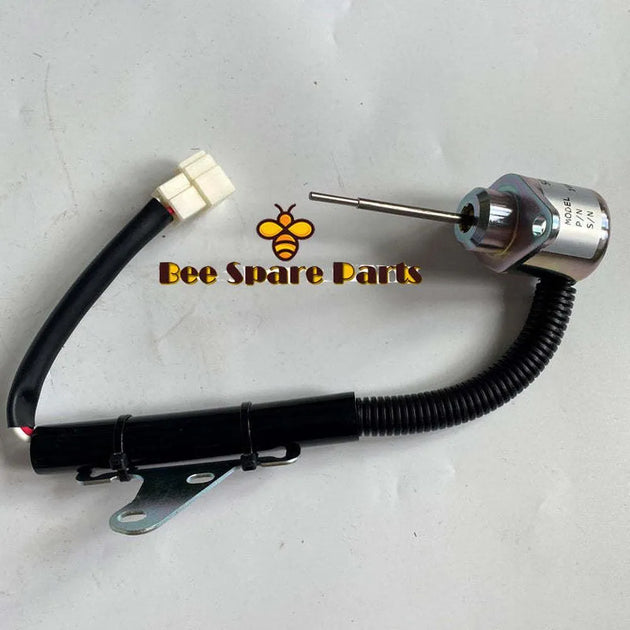 Fuel Shut Off Stop Solenoid 1E152-60011 1E15260011 for Kubota V2203 Engine-Replacement Aftermarket Parts