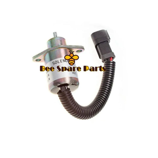 Fuel Shutoff Solenoid 2848A278 Fit for Perkins CAT 246 Skid Steer UB704 Engine-BeeSpareParts