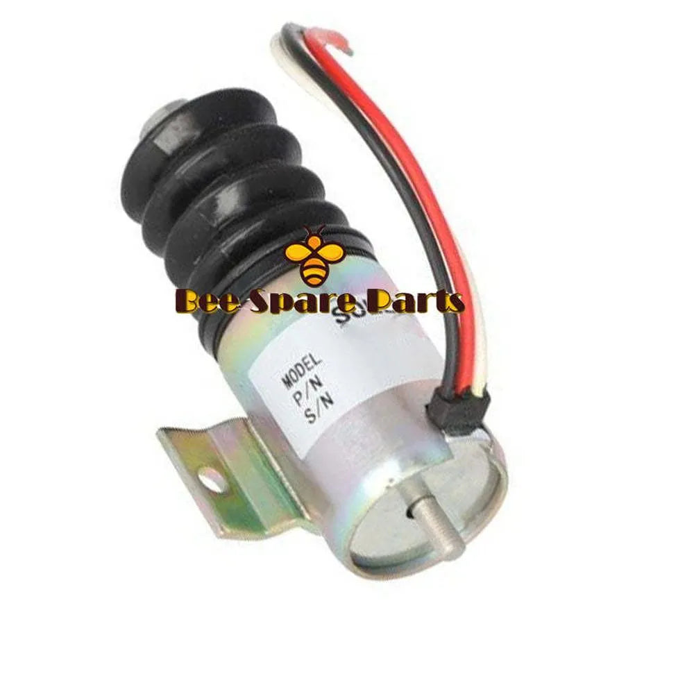 Fuel Shutoff Solenoid AT115077 for John Deere Excavator 690D-BeeSpareParts