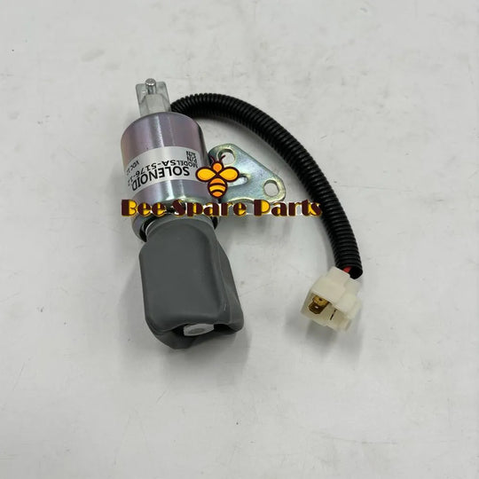Fuel Shutoff Solenoid SA-5176-12 1756ES-12SUC5B1S5 12V for Kubota D722 D902 Z482 Engine-Replacement Aftermarket Parts