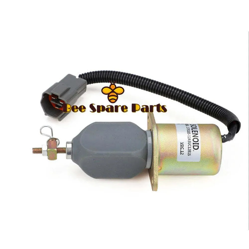 Fuel solenoid 1751ES-12A3UC12B1S Fit for Hyundai Excavator R60-5 R210-5 R335-7-Replacement Aftermarket Parts