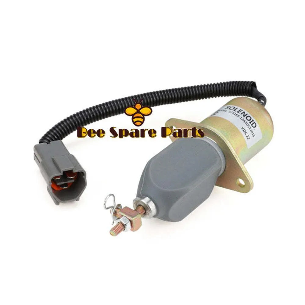 Fuel solenoid 1751ES-12A3UC12B1S Fit for Hyundai Excavator R60-5 R210-5 R335-7-Replacement Aftermarket Parts
