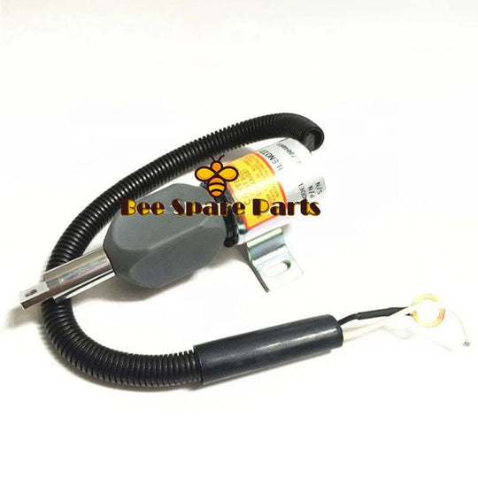 Fuel stop solenoid 185208 Mustang MTL20 Track Loader Gehl CTL70 Isuzu 4JG1-TPA-Replacement Aftermarket Parts