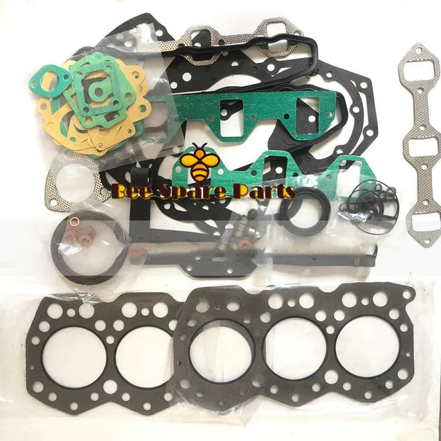 Full Gasket kit 34794-00014 with Head Gasket for Mitsubishi FD40 FD60 FD70 Forklifts S6E S6E2 Diesel Engine Part-BeeSpareParts
