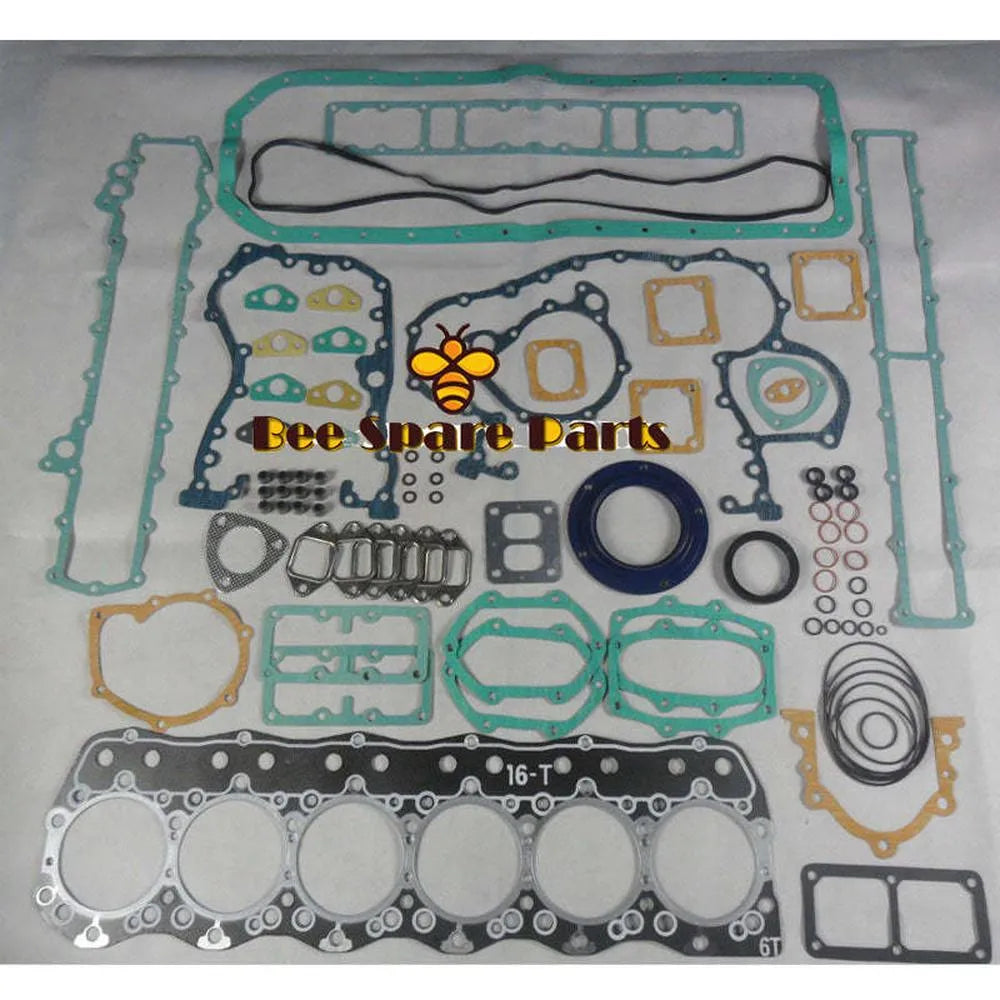 Full Gasket Set 6128-K1-9901 6128-K2-9901 For Komatsu 6D155 Engine-BeeSpareParts