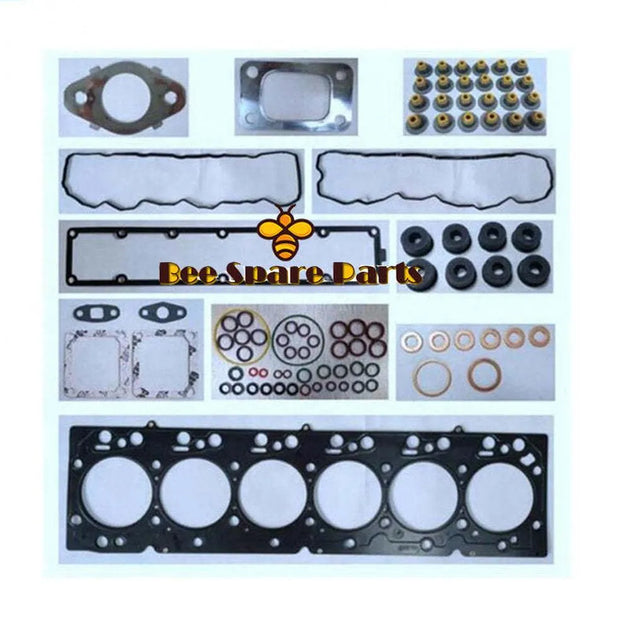 Full Gasket Set Kit for Komatsu 6D107 S6D107 Engine PC200-8 PC240-8 Excavator-BeeSpareParts