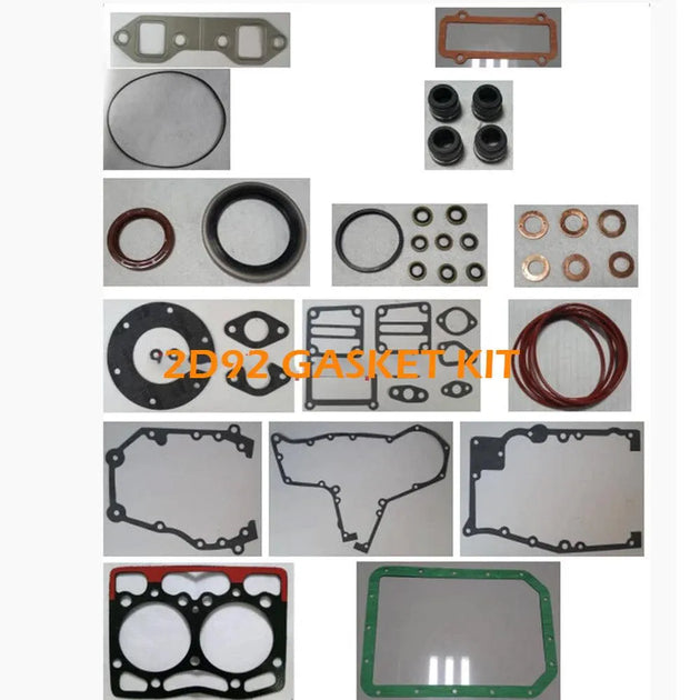 Full Overhaul Gasket Kit & Head Gasket For Komatsu 2D92 Excavator Engine-BeeSpareParts