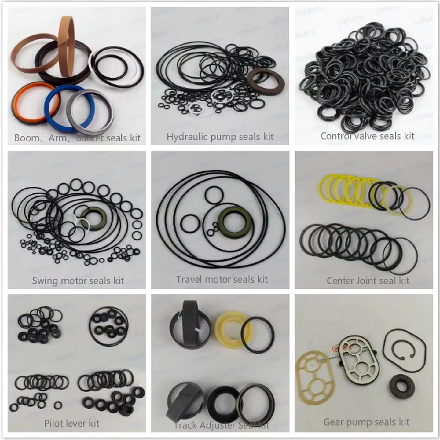 Full Range Of hydraulic Oil seals Arm Boom Bucket Seal Kit For Volvo EC290 EC290LC Excavator Service Kit-BeeSpareParts