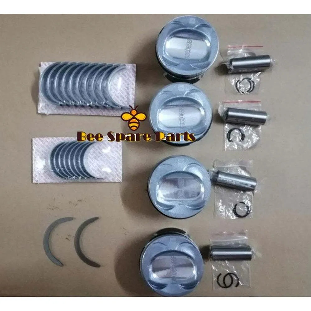 Full set engine pistons and bearings 036105561C 036105591C crankshaft bearing for VW 1.4 TSI CAVD 03C107065BF-BeeSpareParts
