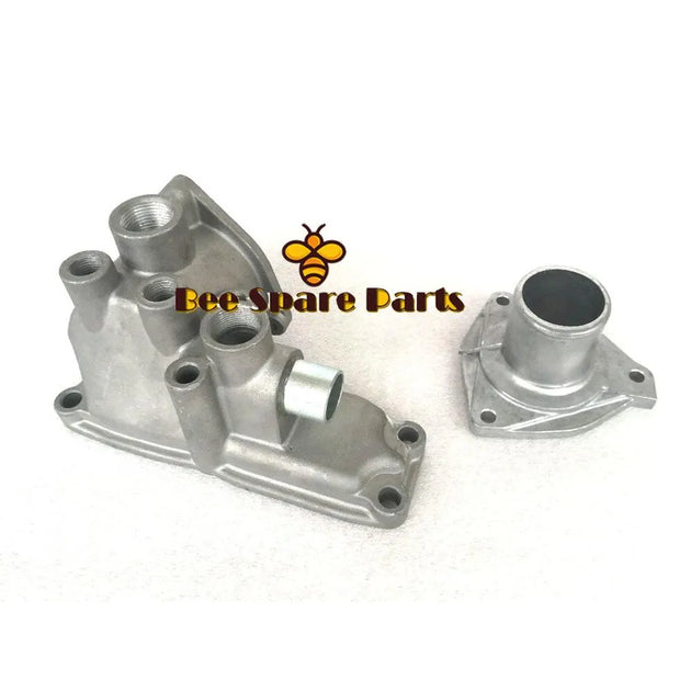 Full Set Upper & Lower Thermostat Housing for Isuzu 6BD1 Hitachi EX200-1 EX200-Replacement Aftermarket Parts