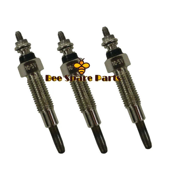 Glow Plug 15261-65510 15694-65510 15951-65510 for Kubota V1502 V1702 V1902 B1550D B1550E B1550HSTD B1550HSTE B1750D B1750E-Replacement Aftermarket Parts