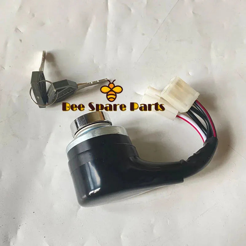 Hot 194155 198360-52160 198162-52150 Ignition Switch With 2 Keys For John Deere 670 790 870 970 990 1070 3005 4005 Tractor-BeeSpareParts