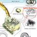 HPV160 Hydraulic Pump Seal Kit for Komatsu PC300-3 PC300-5 PC400-3 PC400-5-BeeSpareParts