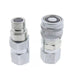 Hydraulic Flat Face Coupler Kit AT312470 KV14216 for John Deere 240 328 332 320D-BeeSpareParts