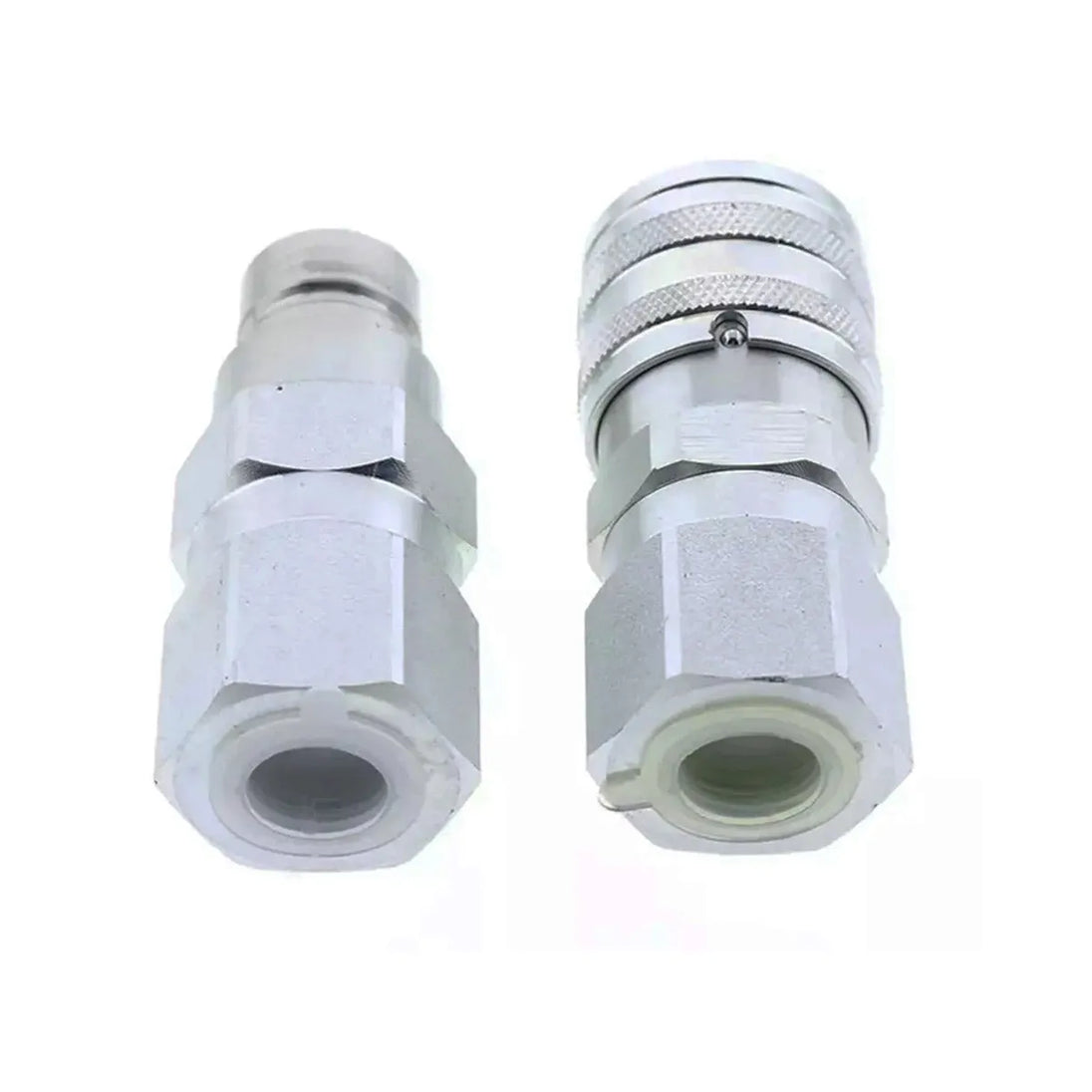 Hydraulic Flat Face Quick Coupler Set 195-6525 195-6526 for Caterpillar Loaders-Replacement Aftermarket Parts