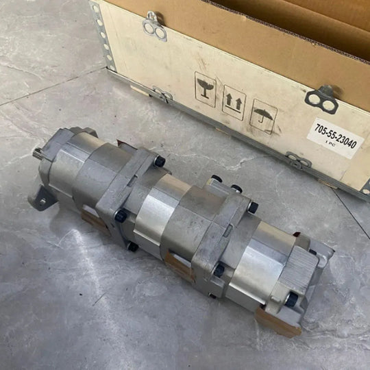 Hydraulic Gear Pump 705-55-23040 7055523040 For Komatsu Crane Lw250l-1nh Lw250l-1nx Lw250-2-BeeSpareParts