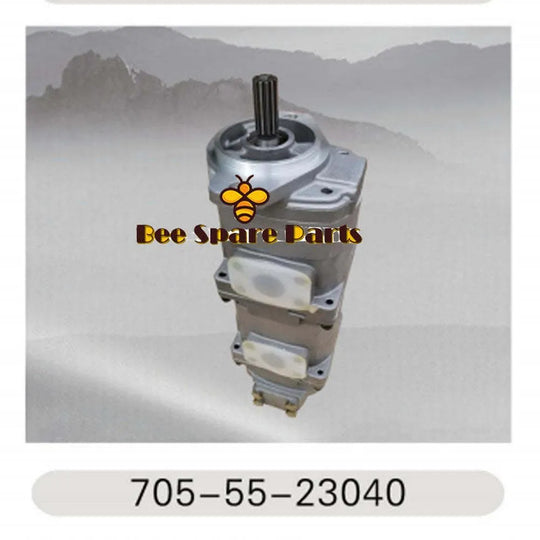 Hydraulic Gear Pump 705-55-23040 7055523040 For Komatsu Crane Lw250l-1nh Lw250l-1nx Lw250-2-BeeSpareParts