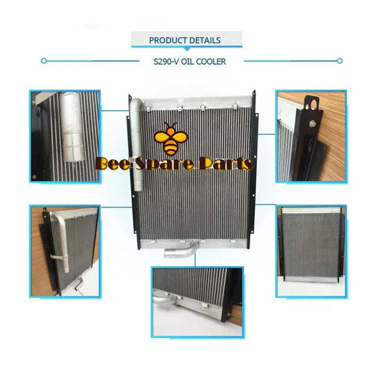Hydraulic Oil Cooler 13C30000-2 for Daewoo DH300-5 Doosan S290LL S290LC-V-BeeSpareParts