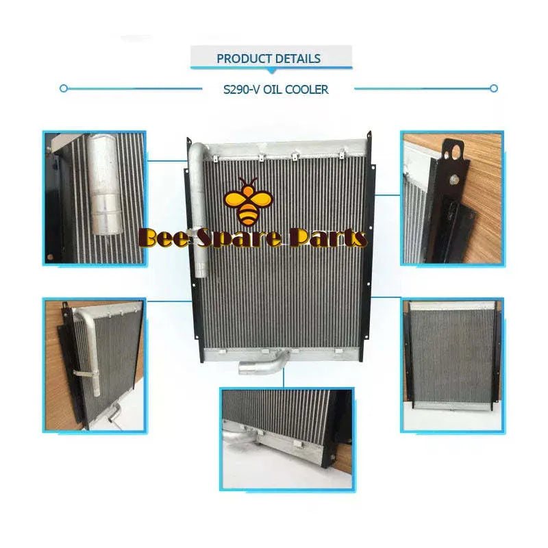Hydraulic Oil Cooler 13C30000-2 for Daewoo DH300-5 Doosan S290LL S290LC-V-BeeSpareParts