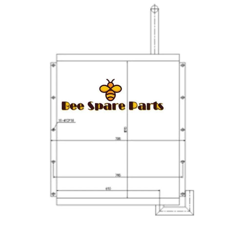 Hydraulic Oil Cooler 4206092 for Hitachi Excavator EX220 EX220-1-Replacement Aftermarket Parts