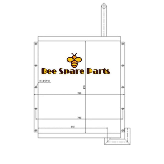 Hydraulic Oil Cooler 4206092 for Hitachi Excavator EX220 EX220-1-Replacement Aftermarket Parts