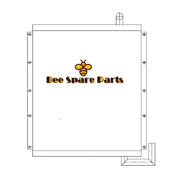 Hydraulic Oil Cooler 4215095 for Hitachi EX270 EX270-1-Replacement Aftermarket Parts