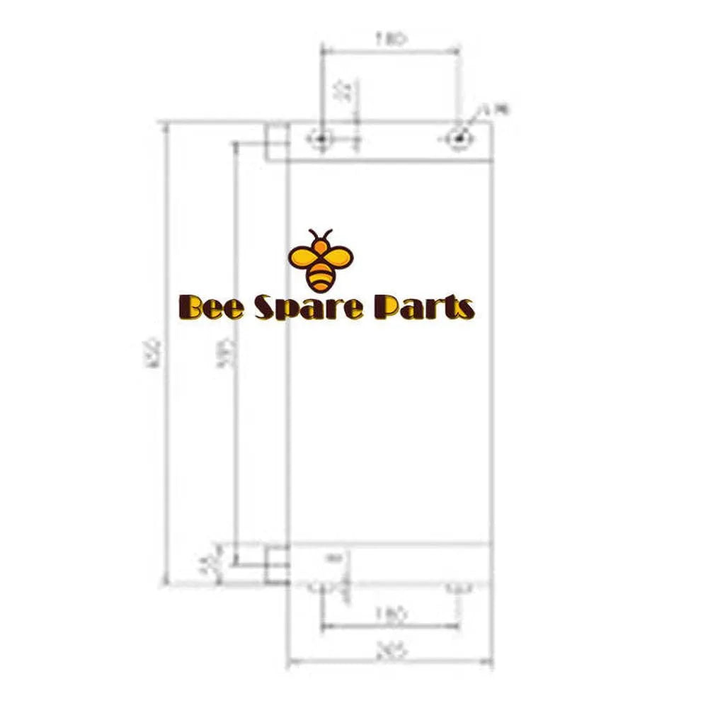 Hydraulic Oil Cooler 440211-00049B for Doosan Excavator DX80-BeeSpareParts