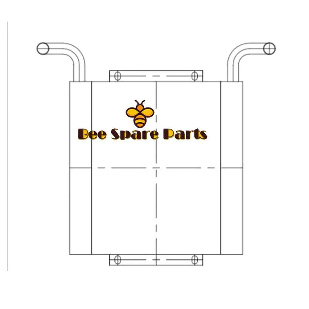 Hydraulic Oil Cooler PW53V00009P1 for Kobelco Excavator SK30SR-3 SK35SR-3-BeeSpareParts
