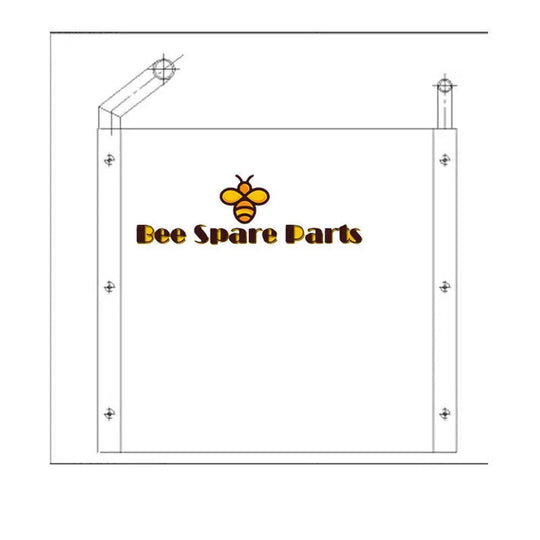 Hydraulic Oil Cooler YN05P00010S002 for Kobelco Excavator SK200-5 SK200LC-5-BeeSpareParts