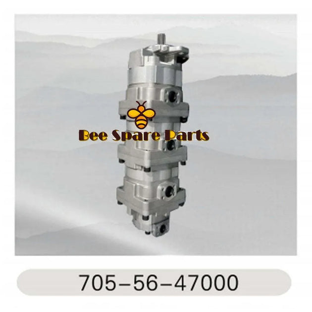 Hydraulic Pump 705-56-47000 7055647000 for Komatsu Wheel Loader WA600-3 WA600-3D-BeeSpareParts