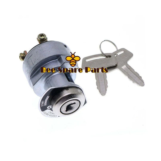 Ignition Starter Switch With Key 1E013-63590 183827 for Hyundai 7-Series Skid Steer Loader HSL800-7 HSL850-7-Replacement Aftermarket Parts