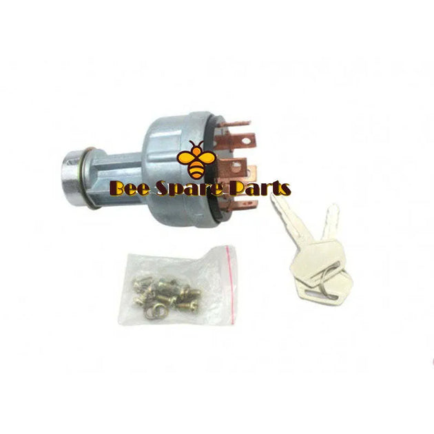 Ignition Switch 20S-06-31130 With 2 Keys for Komatsu PC10-6 PC12UU-1 PC15-2 PC20-6 PC25-1 PC30-6 PC40-6 PC45-1-BeeSpareParts