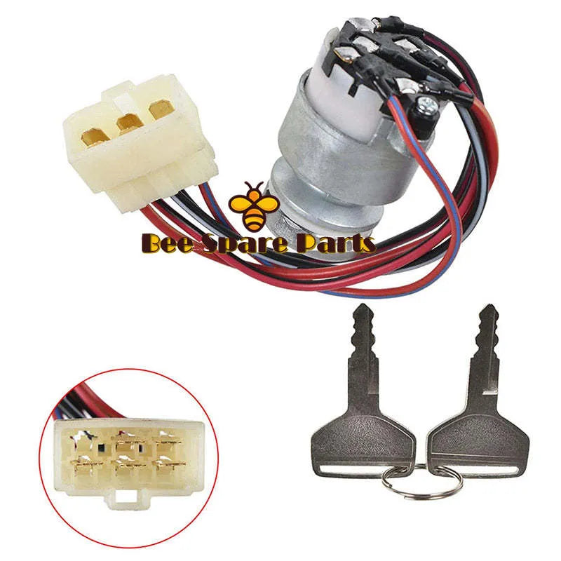 Ignition Switch 36919-75160 36919-75162 Replacement for Kubota M5700DHC M5970DT M6800DHC M6800SDT M7580DT M7950 M105SDT M105XDT-Replacement Aftermarket Parts