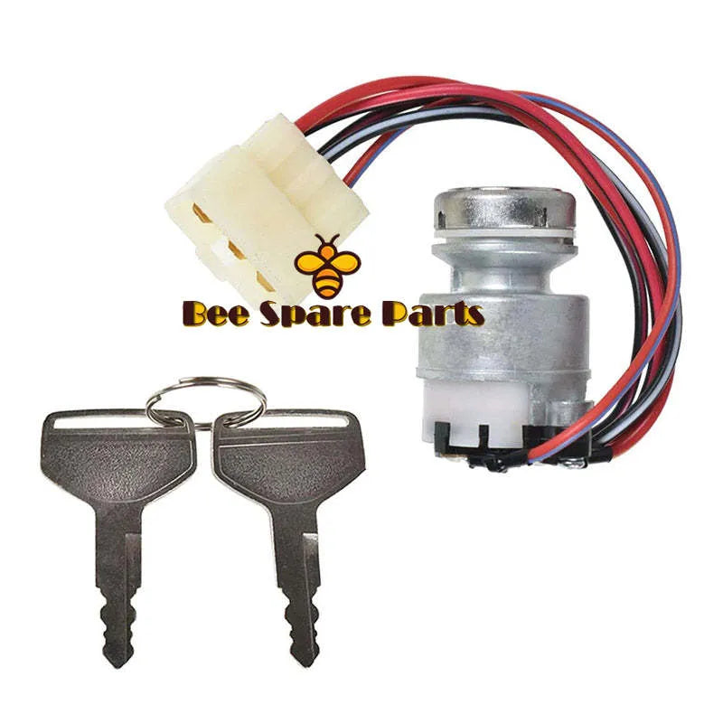 Ignition Switch 36919-75160 36919-75162 Replacement for Kubota M5700DHC M5970DT M6800DHC M6800SDT M7580DT M7950 M105SDT M105XDT-Replacement Aftermarket Parts