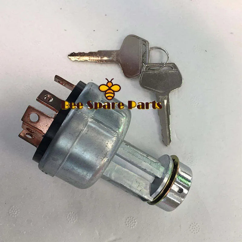 Ignition Switch 885081070 for Komatsu Skid Steer CK20-1 CK30-1 CK35-1 SK714-5-BeeSpareParts