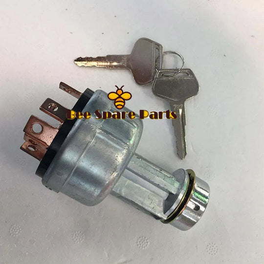 Ignition Switch 885081070 for Komatsu Skid Steer CK20-1 CK30-1 CK35-1 SK714-5-BeeSpareParts