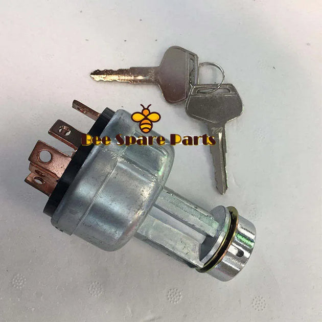 Ignition Switch 885081070 for Komatsu Skid Steer CK20-1 CK30-1 CK35-1 SK714-5-BeeSpareParts